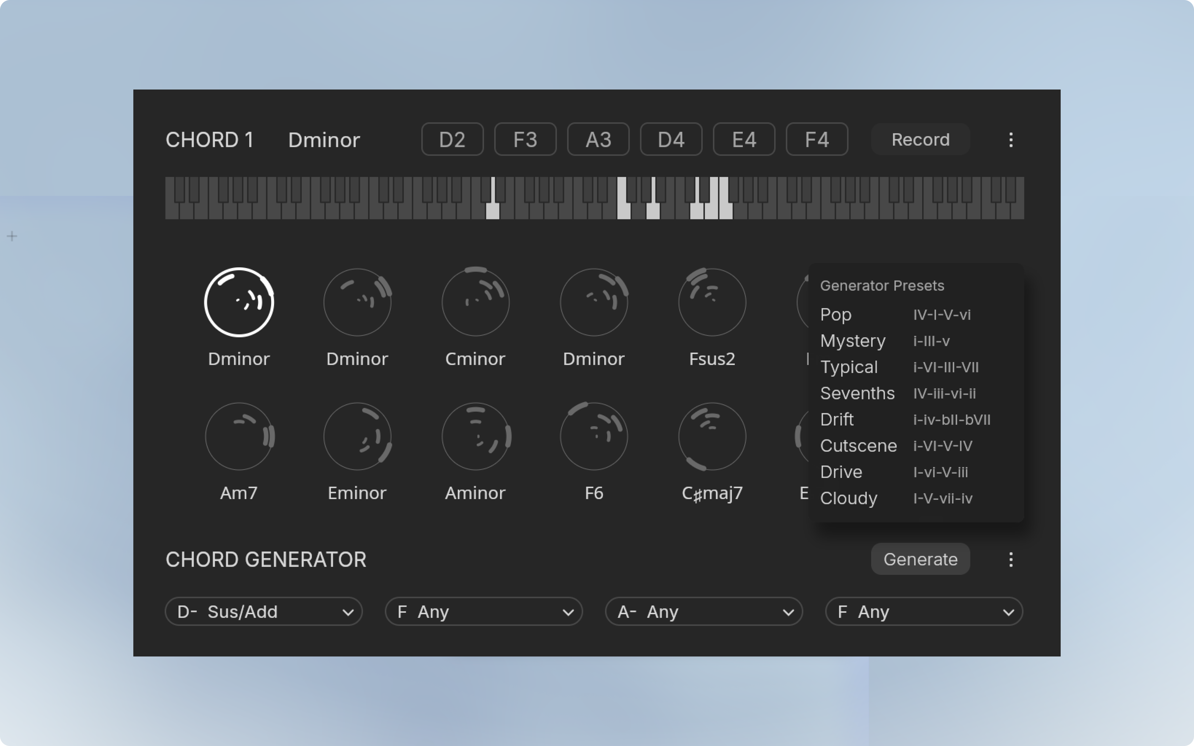 Chordset Generator